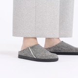 Birkenstock Unisex Zermatt Wool Shearling Herringbone Gray Clog