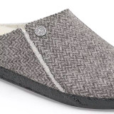 Birkenstock Unisex Zermatt Wool Shearling Herringbone Gray Clog