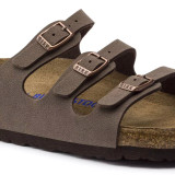 Birkenstock Florida Soft Footbed Sandal – Birkibuc Mocha – Women’s