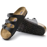 Birkenstock Florida Soft Footbed Sandal – Birko-Flor Black – Women’s