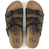 Birkenstock Florida Soft Footbed Sandal – Birko-Flor Black – Women’s