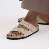 Birkenstock Women's Arizona Sandcastle Suede Leather Sandal