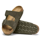 Birkenstock Women's Arizona Thyme Suede Leather Sandal
