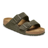 Birkenstock Women's Arizona Thyme Suede Leather Sandal