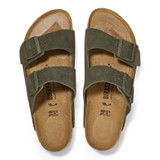 Birkenstock Women's Arizona Thyme Suede Leather Sandal