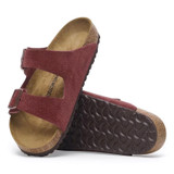 Birkenstock Unisex Arizona Zinfandel Suede Leather Sandal