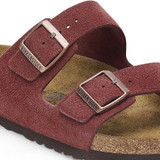 Birkenstock Unisex Arizona Zinfandel Suede Leather Sandal