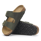 Birkenstock Women's Arizona Thyme Oiled Leather Sandal