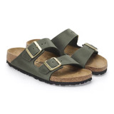 Birkenstock Women's Arizona Thyme Oiled Leather Sandal