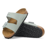 Birkenstock Women's Arizona Pure Sage Nubuck Leather Sandal
