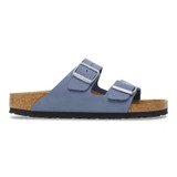 Birkenstock Arizona Sandal – Stone Blue Nubuck Leather – Women’s