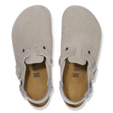 Birkenstock Tokio Clog – Stone Coin Suede Leather – Women’s