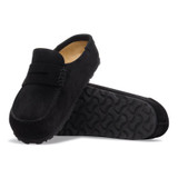 Birkenstock Women's Naples Black Suede Leather Clog