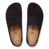 Birkenstock Women's Naples Black Suede Leather Clog