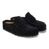 Birkenstock Women's Naples Black Suede Leather Clog
