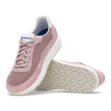 Birkenstock Women's Honnef City Faded Purple Suede Nubuck Leather Sneaker