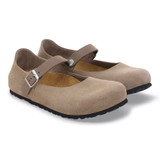 Birkenstock Women's Mantova Taupe Suede Leather Shoe