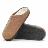 Birkenstock Zermatt Clog – Wool Shearling Toffee Melange – Women's