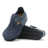 Birkenstock Men's London New Navy Suede Oiled Leather Shoe Birkenstock Men's London New Navy Suede Oiled Leather Shoe