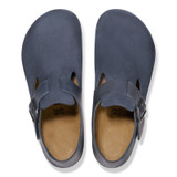 Birkenstock Men's London New Navy Suede Oiled Leather Shoe Birkenstock Men's London New Navy Suede Oiled Leather Shoe