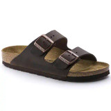 Birkenstock Unisex Arizona Habana Oiled Leather Sandal