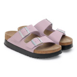Birkenstock Arizona Sandal – Platform Faded Purple Birko-Flor – Women’s