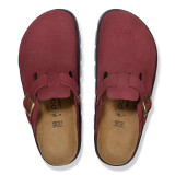 Birkenstock Women's Boston Chunky Zinfandel Suede Leather Clog