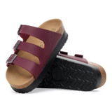 Birkenstock Women's Florida Platform Zinfandel Birko-Flor Sandal