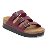 Birkenstock Women's Florida Platform Zinfandel Birko-Flor Sandal