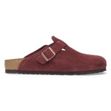 Birkenstock Unisex Boston Zinfandel Suede Leather Clog