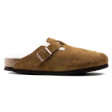 Birkenstock Boston Shearling Clog – Mink Suede Leather – Women’s