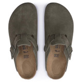 Birkenstock Men's Boston Thyme Suede Leather Clog