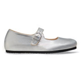 Birkenstock Women's Santa Clarita Silver Leather Shoe
