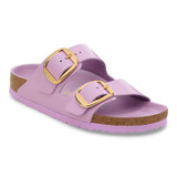 Birkenstock Women's Arizona Big Buckle High Shine Crocus Leather Sandal Birkenstock Women's Arizona Big Buckle High Shine Crocus Leather Sandal