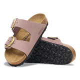 Birkenstock Women's Arizona Big Buckle Faded Purple Nubuck Leather Sandal