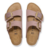 Birkenstock Women's Arizona Big Buckle Faded Purple Nubuck Leather Sandal