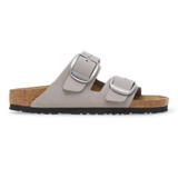 Birkenstock Women's Arizona Big Buckle Stone Coin Nubuck Leather Sandal