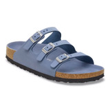 Birkenstock Women's Florida HEX Stone Blue Nubuck Leather Sandal