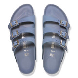 Birkenstock Women's Florida HEX Stone Blue Nubuck Leather Sandal