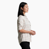 Kuhl Women's Whisper Flannel Long Sleeve Shirt - Vannila Kuhl Women's Whisper Flannel Long Sleeve Shirt - Vannila