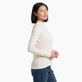 Kuhl Women's Verona Ribbed Long Sleeve - Natural Kuhl Women's Verona Ribbed Long Sleeve - Natural
