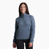 Kuhl Women's Avaline 1/4 Zip Fleece - Metal Blue Kuhl Women's Avaline 1/4 Zip Fleece - Metal Blue