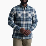 Kuhl Men's Dillingr Flannel Long Sleeve Shirt - Fog Harbor Kuhl Men's Dillingr Flannel Long Sleeve Shirt - Fog Harbor