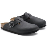 Birkenstock Boston Clog – Black Oiled Leather – Unisex