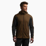 Kuhl Men's Reactiv Grid Full Zip Hoodie - Burnt Orange Kuhl Men's Reactiv Grid Full Zip Hoodie - Burnt Orange