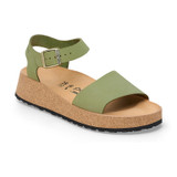 Birkenstock Glenda Sandal – Green Tea Nubuck Leather – Women’s