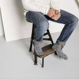 Birkenstock Men's Slub Blue/White Socks Birkenstock Men's Slub Blue/White Socks