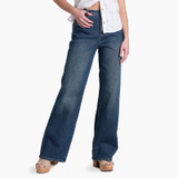 Kuhl Women's Kontour Rigid Wide Leg Denim Pant - Midnight Fade