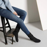 Birkenstock Women's Cotton Twist Gray Socks - Black Birkenstock Women's Cotton Twist Gray Socks - Black