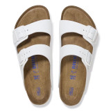 Birkenstock Arizona Soft Footbed Sandal – White Leather – Women’s